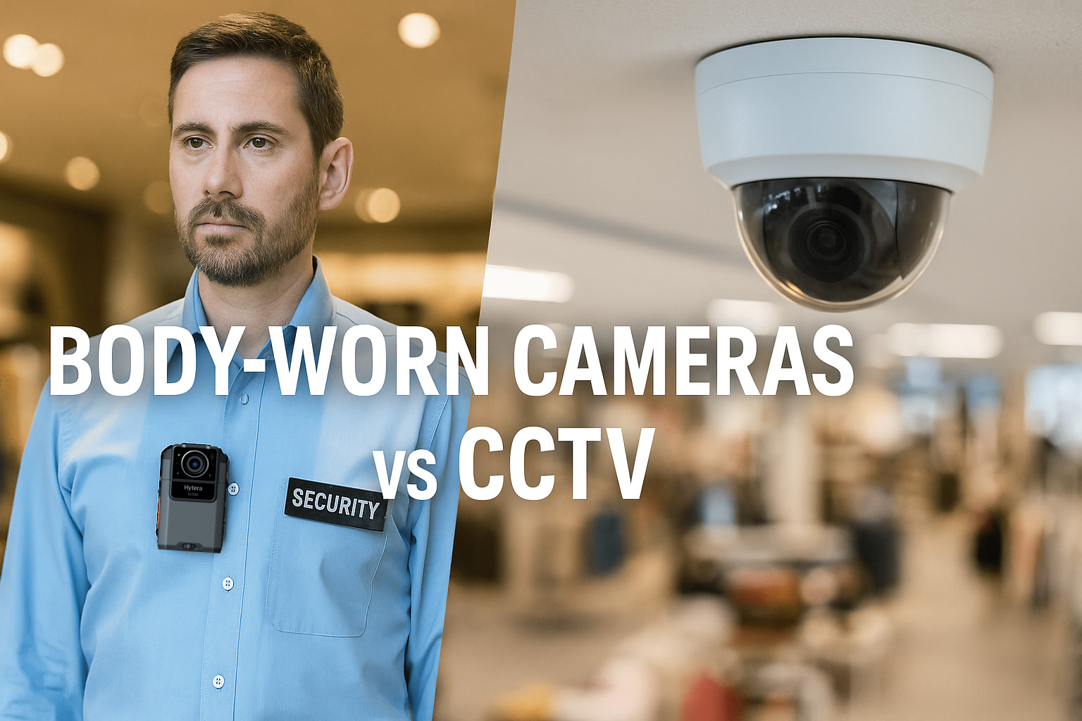 Body-Worn Cameras vs CCTV in Retail: Why You Need Both