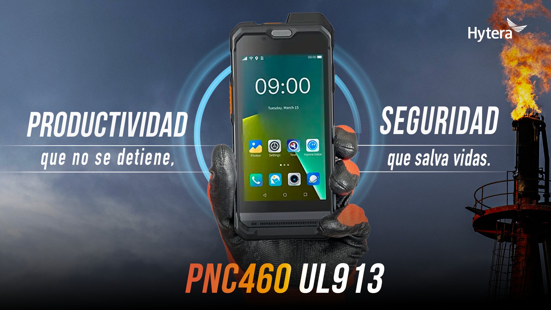 Hytera PNC460U: la nueva generación de comunicaciones intrínsecamente seguras en Oil & Gas