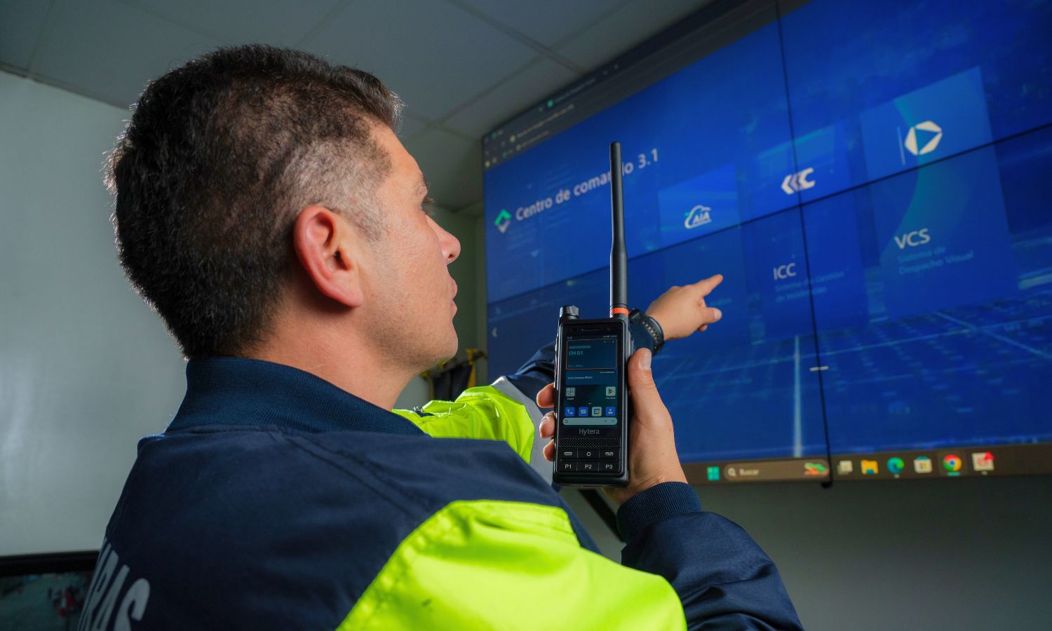 Uso del ICC Hytera desde el centro de control