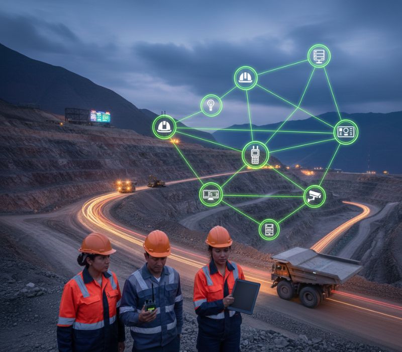 Sistemas de comunicación confiable para minería en Perú
