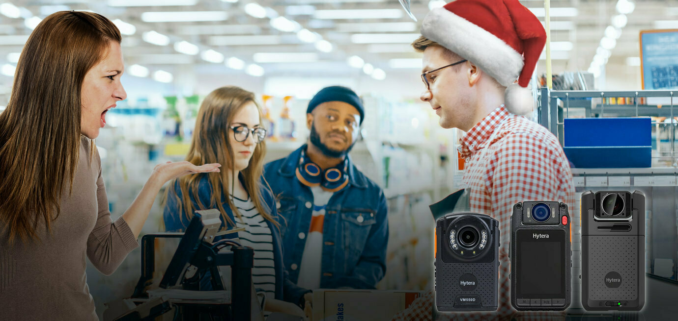 Hytera two-way radios and bodycams help retailers combat theft and deter aggressive behaviour towards staff