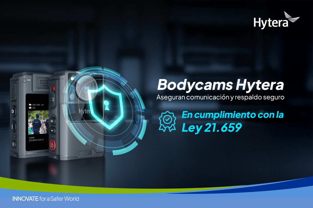 Bodycams para cumplir con Ley 21659 en chile