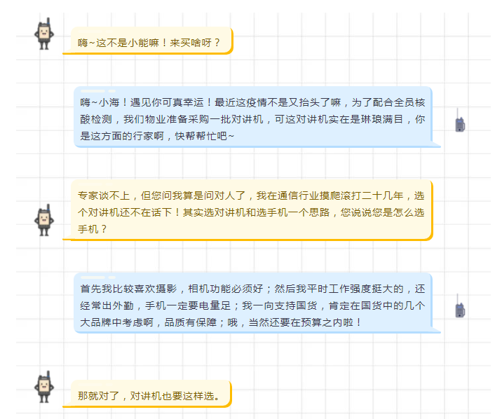 唠唠对讲机选购二三事