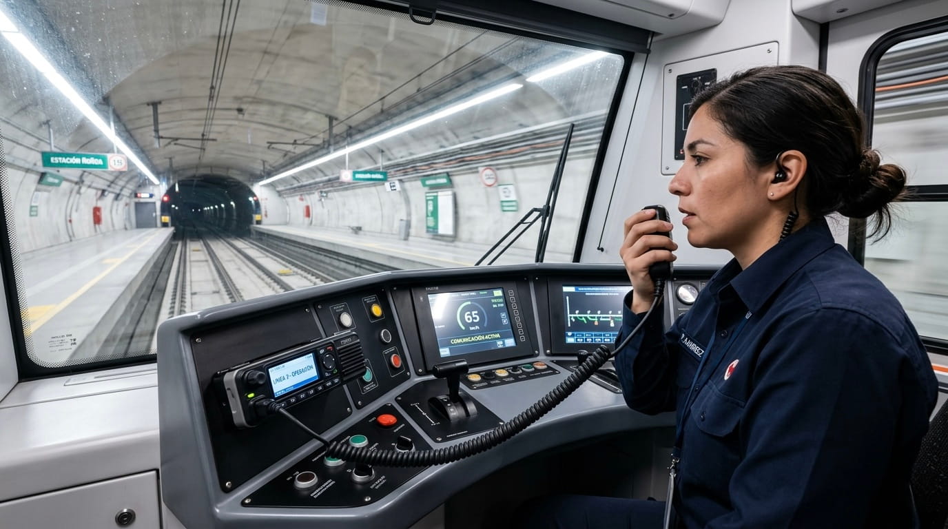 Radios para metro y trenes
