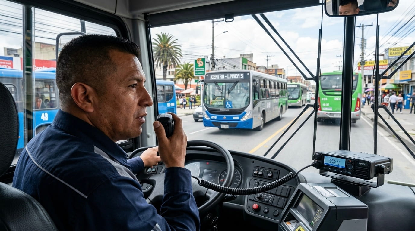 Radios para autobuses de transporte público