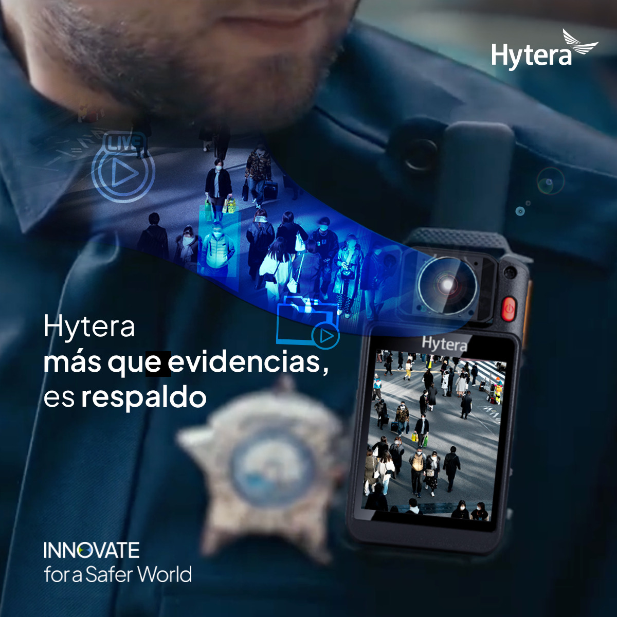 bodycams hytera es más que evidencia es respaldo